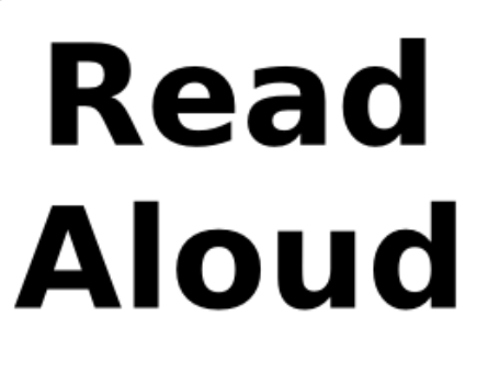 Encouraging you to read out loud on near a river.