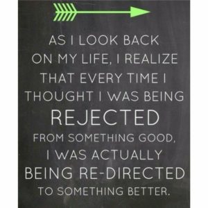 Encouraging you to cope well when feeling rejected on near a river.