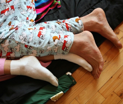 Encouraging you to enjoy the snuggle cure on near a river.