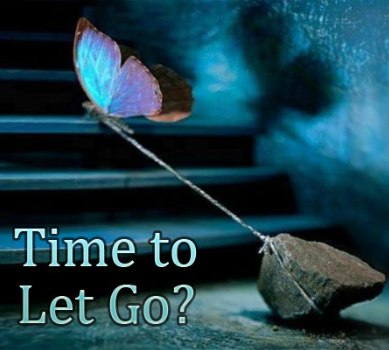 Encouraging you to recognize when it is time to let go on near a river.