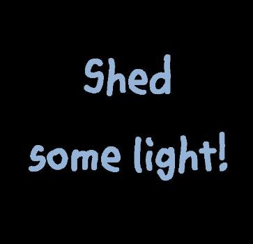 Encouragement to shed light on problems on near a river.