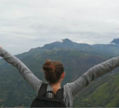 Encouragement to create your biggest accomplishment on near a river.