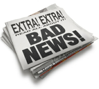 Encouraging you to read this bad news on near a river.