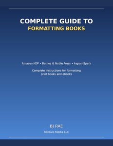 Complete guide to formatting books