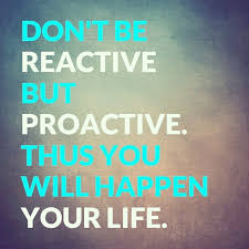 Encouraging you to respond proactively on near a river.