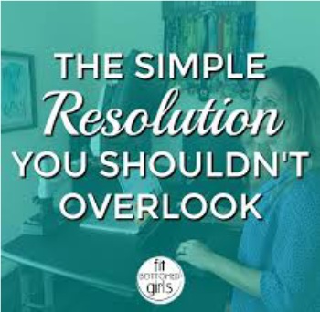 Encouragement to make just one resolution on Near a River.