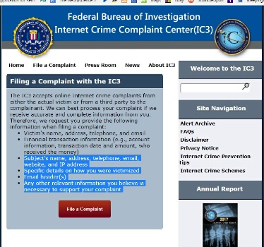 Encouraging you to deal with scam email properly on near a river.