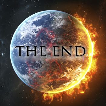 Encouragement to realize it is not the end on near a river.