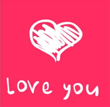 Encouraging you to understand what the words I love you mean on near a river.