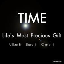 Encouragement to give the gift of time on near a river. Time is life's most important gift on near a river.